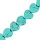 Naturstein Perlen Herz 10mm Turquoise
